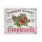 Stupell Industries Farmers Market Strawberries Wall Plaque Art Design by Creatif Belle